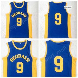 Degrassi Communauté Jimmy Brooks Maillots École Équipe Couleur Cousu Brooks Moive Basketball Maillots Uniforme Livraison Gratuite