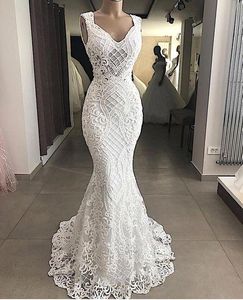 Vestidos de novia de sirena de encaje de diseño delicado, fotos reales, apliques 3D, manga larga, vestidos de novia de novia hechos a medida BC2893