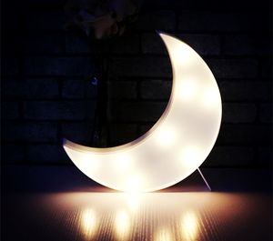 DELICORE nouveauté blanc lune veilleuse enfants chambre pépinière veilleuse Mini émettant de la lumière enfants chambre décoration S029-W