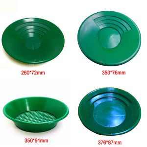 Livraison gratuite Deluxe Gravity Trap Gold Panning Kit détecteur de métaux de lavage d'or à la recherche dans un bac de lavage en plastique de couleur verte