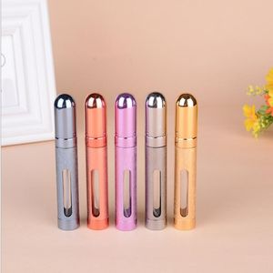 Voyager de luxe rechargeable 12 ml mini métal aluminium Parfum en aluminium Perfume ATomizer un récipient cosmétique LX2270