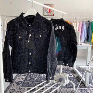 Veste en jean chemises en flanelle de créateur vestes de baseball imprimé cactus éclaboussures d'encre hip hop hommes et femmes sweat-shirt en coton chemise à boutons amples mode cardigan manteau XL