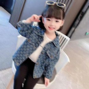 Denim Jacket for Boys and Girls, Fashion Coats for Children, Autumn Baby Clothes Outerwear, New Jean Jackets Coat