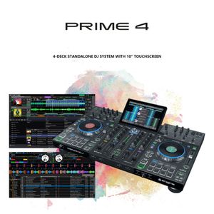 Le lecteur de disque DJ DENON DJ Tianlong PRIME4 prend en charge le contrôleur DJ tout-en-un à grand écran couleur U disk