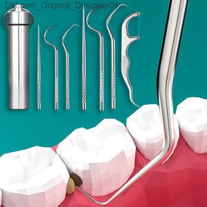 Soie dentaire Soie dentaire choisir nettoyage brosse à dents # brosse interdentaire métal acier inoxydable soie dentaire cueillette soins d'hygiène bucco-dentaire Z230802
