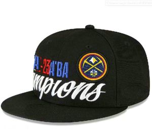 Denvers Nuggets Caps 27 Murray 15 Jokic 22-23 2023 The Finals Champions Locker Room 9FIFTY Snapback Hat