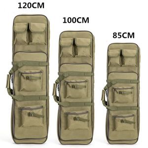 Desierto 85 cm 95 cm 120 cm Mochila de caza táctica Bolsa de transporte cuadrada con doble rifle con correa para el hombro Funda protectora para pistola 240111