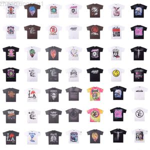 Desginer Hellstar T Shirt Vintage New American Fashion Brand Studios Camiseta de manga corta Unisex