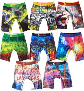 Diseño Ropa interior técnica unisex Graffiti Hip hop Mujeres Hombres Fitness Boxers de algodón de secado rápido Pantalones cortos Deporte Boxer corto Underpan7074362