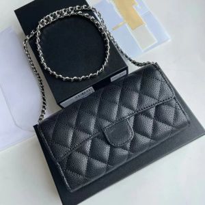 Diseñador 9A Bolso de alta calidad Moda para mujer Clásico Mini WOC Clamshell Bolso cruzado oblicuo Hombro Solapa Monedero Bolsos de cuero Bolso de mensajero de lujo de calidad