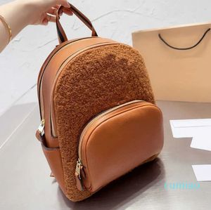 Mochilas de diseño para hombre, mochila, bolso de diseñador de lujo, mochila para mujer, bolso de felpa de invierno, equipaje de viaje, mochilas de cuero