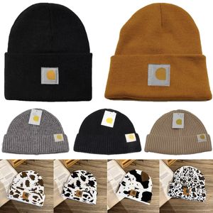 Designer hat Beanie hat for Women Men Cap Brimless Beanies Luxury Hat Printed Fashion Milk Leopard thermal knit Multicolour Autumn and Winter outdoor Thicker Fringe