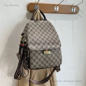 bolso de diseñador bolso de mano Mochila Bolso de mujer Nuevo Mochila estampada informal simple Mochila de viaje de moda de gran capacidad versátil 75% Outlet barato al por mayor