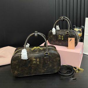 Designer bags Luxury Bowling Bags Leather Miui Arcadie Lolita classic bag shoulder baguette Cross Body satchel Totes handbags Clutch 240115