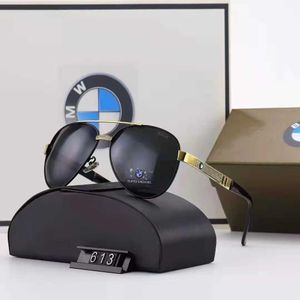 Diseñador Bayerische Motoren Werke gafas de sol geniales de lujo BMW Hombres polarizados 4S tienda regalo gafas de coche mismo metal deportes al aire libre Gafas de sol