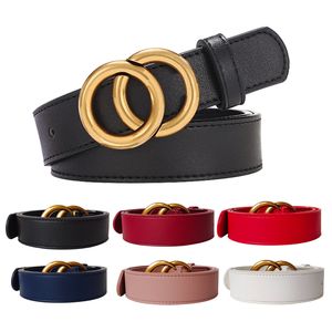 Designer Belt Men Femmes Belt Fashion Beltes lisses Big Buckle Real Le cuir STRAP CLASSIQU