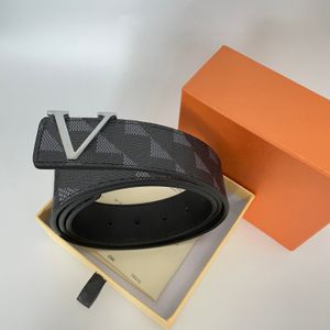 Cinturones de diseño para hombres y mujeres, cinturones impresos de alta calidad de moda clásica para todos los regalos navideños, caja de cinturón especial