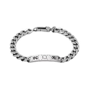 Bracelet de bracelet de créateur pour hommes Femmes Unisexe Bracelet en argent Placage de fond pour petite amie Souveniture cadeau de mode Bijoux