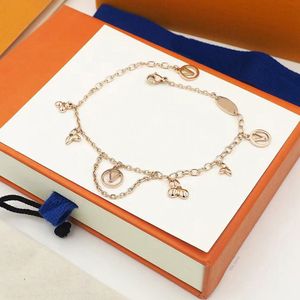 Livraison gratuite bracelet de créateur femme bracelet créateur de bijoux créateur pour femme chaîne en or bracelet d'amour créateur de marin lune style goth cadeau plaqué or 18 carats