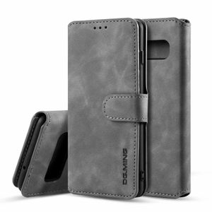 Étui portefeuille rétro en cuir Flip Stand téléphone couverture livre cas pour Samsung S10 Plus S10E S9 S8 Huawei P20 Pro Maté 20