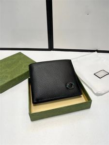 Designer Brand Wallets Porte-cartes en cuir Style Luxurys Mens Credit Card Wallet Money Clip Purses for Men Women with Box Purse
