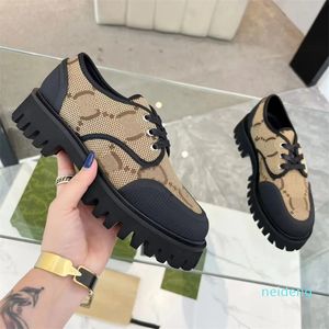 Botines de lona de diseñador, mocasines con cordones, media bota Beige para mujer, zapatos clásicos para mujer, botas para nieve para invierno y otoño, bota de nailon