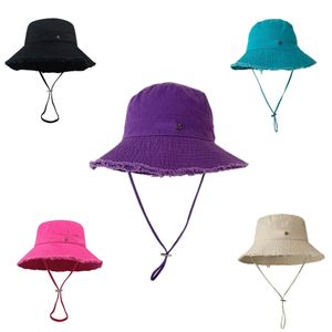 Chapeau de seau de bonnet de concepteur les Bob Chapeaux pour hommes Sun Prévenir le chapeau de sport plage femme largeur cappellino soleil visière chapeau réglable noire kaki hg151 h4