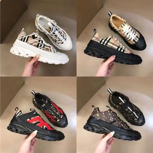 Designer Casual Chaussures Vérifié Vintage Baskets Marque Baskets Rayées Treillis Imprimer Chaussure À Carreaux Plate-Forme Classique Sneaker Modèle De Vérification Hommes Daim