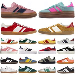 Diseñador Zapatos casuales Plataforma Zapatillas de deporte Negrita Pink Glow Pulse Mint Pink Core Negro Blanco Solar Super Pop Pink Hombres Mujeres Deportes Entrenadores 36-45