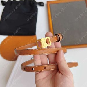 Cinturón de diseñador Negro de cuero genuino Golda Goldle Bebina de hebilla de hebilla Limited Ceinture Femme Tan Fashion Galan para niñas