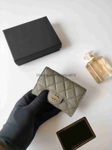 Portefeuilles de créateurs dames de mode mini porte-cartes porte-monnaie avec boîte en cuir de luxe femmes CC porte-monnaie portefeuille pour hommes porte-clés porte-clés ID qwertyui879