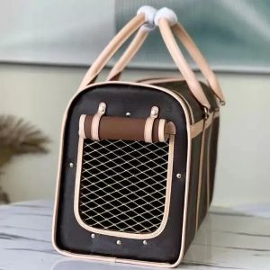 Bolso clásico de diseñador para hombre, mochila para mujer, maleta de mano para hombre, jaula rectangular para perro, bolso de hombro tipo bandolera