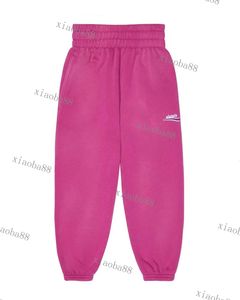 vêtements de marque enfants coton jogging shorts haute qualité couleur unie pantalons à la mode automne style hiver vêtements de sport décontractés pantalons top marque rose