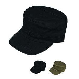 Diseñador Algodón Gorra militar Correa ajustable Adultos Hombres Mujeres Sombrero del ejército Primavera Primavera Verano Otoño Invierno Hombre Visera táctica Negro Verde Colores sólidos