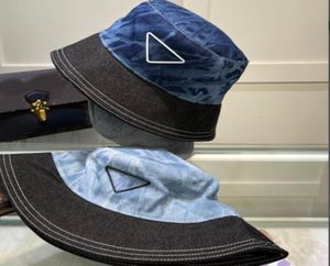 Designer Cowboy Bucket Hat 2022 New Mens Womens Denim Chaps ajustés Soleil Prévenir le bonnet Boneie Baseball Cap Snacks Fishing Outdoor9475317