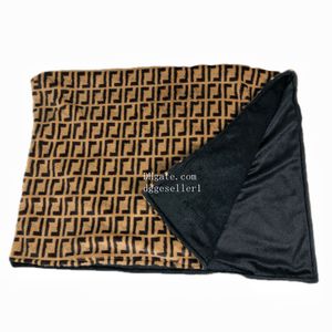 Couvertures de créateur pour chien, lit surélevé pour chat, couverture moelleuse en polaire de qualité supérieure pour animaux de compagnie, couverture en velours cristal avec lettres imprimées pour chiens et chats, petit 23x31 pouces, gris/marron/rose/créan M14