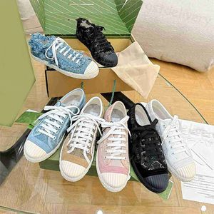 Designer Casual Shoes Bee Ace Womens Men Shoe Sports Broidered Ace Beettennis 1977s Sneaker Canvas Casual Shoes