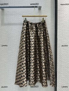 robe de créateur robes de conception de cordon de taille d'été pour femme taille S-L haute qualité jupe plissée taille haute May24