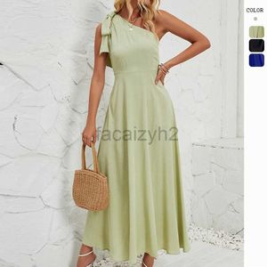 Robe de créateurs pour femmes Summer Single Single Party Party Taie Elegant Elegant Long Robe plus taille Robes