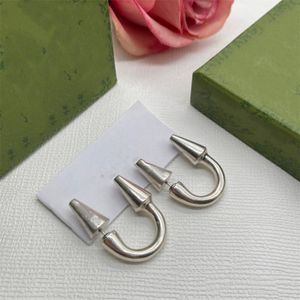 Pendiente de diseñador GGity Brand Stud Earing Luxury Women Fashion Hoop Jewelry Metal Letter Double G Logo Crystal Pearl Pendiente cjeweler Regalo para mujer ohrringe adf