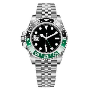 Designer cher montre pour hommes de haute qualité vert noir bleu commerce extérieur fantôme sous-marin ceinture en acier solide brillant dans le noir agent de fabricants de quartz étanche