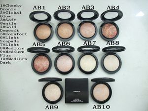 Designer Face Powder Maquillage Poudre Press Powders Mineral Bronzer Highliter Brighten Long Last Illuminating Professional Maquillage Make Up Contour Kit Poudre hig