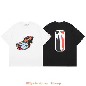Designer Fashion Vêtements Hommes Tees Tshirt Trapstar Street Leopard Basketball Imprimer Été Hommes Femmes Casual Lâche T-shirt à manches courtes