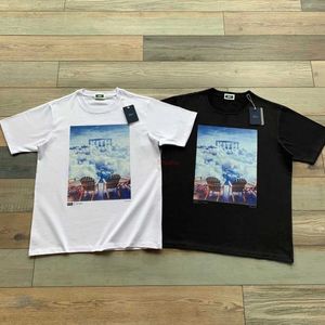 Diseñador Ropa de moda Camisetas Camisetas Techo Kith Artista Co Branded Chair Nube Pareja Camiseta de manga corta 260g Moda Hombre algodón Streetwear Ropa deportiva Tops Roc