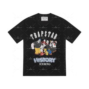 Diseñador de ropa de moda Camisetas Tsihrts Camisetas Iceberg Camiseta estampada de manga corta Camiseta Rock Hip Hop ropa informal de algodón Tops