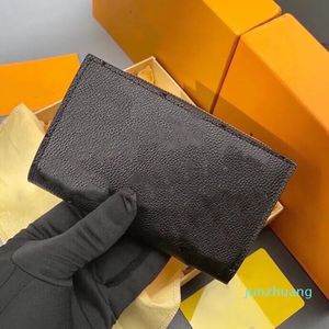 Diseñador - Cartera de moda para hombre Titular de la tarjeta de compras vintage Monedero de lujo Carteras clásicas de alta calidad Monederos de viaje al por mayor