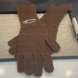 Gants de styliste à cinq doigts, gants de protection simples et chics pour l'hiver, taille libre et chaude