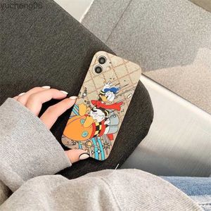 Designer Frosted Phone Case Soft IPhone 14 Pro Cases Estilos de moda de dibujos animados para IPhone 13 Promax 14plus 12pro 11 Xs X Xr 12mini Phone Cover yucheng06