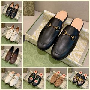 Diseñador G Gglies mocasines clásicos zapatos zapatos zapatos causales sandalias de goma luxurys gu gicci para hombres y zapatos para hombres zapatillas de abeja con bolsa de polvo