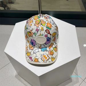 Chapeaux de créateurs pour hommes Mode Cartoon Bear Ball Caps Casquette Luxe Unisexe Casual Sports Lettre Seau Chapeau Femmes Parasol Chapeau